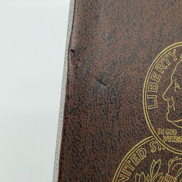 Whitman Deluxe Coin Album Roosevelt Dimes 1946 Vintage Folder Book Clean - Picture 3 of 9